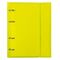 Тетрадь на кольцах А5 175х220 мм, 120 л., пластик, клетка, с резинкой, BRAUBERG, желтая, 403570
