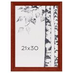 Рамка деревянная 21*30см, OfficeSpace, С20, красный