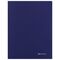 Папка с боковым металлическим прижимом и внутренним карманом BRAUBERG "Диагональ", темно-синяя, до 100 листов, 0,6 мм, 221357