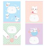 Тетрадь 12л., клетка MESHU "Little kitty"