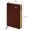 Ежедневник датированный 2024 А5 138x213 мм BRAUBERG "Iguana", под кожу, коричневый, 114851
