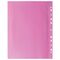 Скоросшиватель пластиковый с перфорацией BRAUBERG, А4, 140/180 мкм, розовый, 226588
