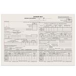 Бланк бухгалтерский типографский "Путевой лист грузового автомобиля с талоном", А4 (198х275 мм), СПАЙКА 100 шт., 130137