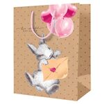 Пакет подарочный 18*23*10см ArtSpace "My heart", крафт