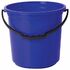 Ведро 12 л, без крышки, пластиковое, пищевое, с узором, цвет синий, мерная шкала, LAIMA, 603894