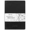 Тетрадь 48 л. в линию обложка гладкий кожзам, сшивка, A5 (147х210мм), ЧЕРНЫЙ, BRAUBERG VIVA, 403895