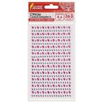 Стразы самоклеящиеся "Нежные кристаллы", ассорти, 4-6 мм, 363 штуки, на подложке, ОСТРОВ СОКРОВИЩ, 661571