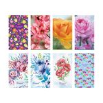 Блокнот А6 32л. на скрепке ArtSpace "Цветочный микс"