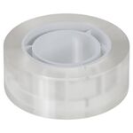 Клейкие ленты 19 мм х 33 м канцелярские BRAUBERG, КОМПЛЕКТ 4 шт., прозрачные, гарантированная длина, 228762