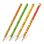 Карандаш чернографитный BRAUBERG "FRESH ZONE", 1 шт., HB, корпус ассорти, 181759