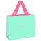 Пакет подарочный 32*26*12см MESHU "Bright turquoise", отд. фольгой, выб. лак, матовая ламинация