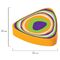 Ластик ПИФАГОР "Дельта", 31х31х7 мм, ассорти, треугольный, 223616