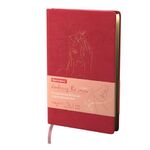 Ежедневник недатированный А5 (138х213 мм), BRAUBERG VISTA, под кожу, твердый, 136 л., "Outline", 111995