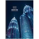 Бизнес-блокнот А4, 128л., OfficeSpace "Путешествия. Architecture", глянцевая ламинация