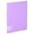 Папка на резинке Berlingo "Haze" А4, пластик, 600мкм, сиреневая, софт-тач