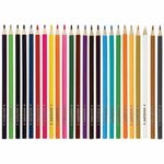 Карандаши цветные СУПЕРМЯГКИЕ ЮНЛАНДИЯ "ТРОПИКИ", 24 цвета, трехгранные, с РАСКРАСКОЙ, 181649