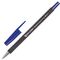 Ручка шариковая BRAUBERG "Capital", СИНЯЯ, корпус soft-touch черный, узел 0,7 мм, линия письма 0,35 мм, 141170
