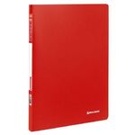 Папка 10 вкладышей BRAUBERG "Office", красная, 0,5 мм, 271322