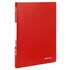 Папка 10 вкладышей BRAUBERG "Office", красная, 0,5 мм, 271322