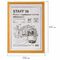 Рамка НЕБЬЮЩАЯСЯ 21х30 см, МДФ под дерево, багет 17 мм, светлое дерево, акриловый экран, STAFF "Carven", 391213