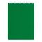 Блокнот А5 146х205 мм, 60 л., гребень, перфорация на отрыв, лакированный, BRAUBERG, Зеленый, 111272