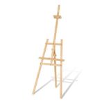 Мольберт напольный из сосны Лира, 170х55х70 см, высота холста до 107 см, BRAUBERG ART CLASSIC, 192260
