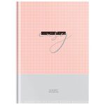 Бизнес-блокнот А4, 80л., OfficeSpace "Стиль. Pink and gray", матовая ламинация
