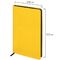 Ежедневник недатированный А5 138х213 мм BRAUBERG "Metropolis Mix", под кожу, 136 л., желтый, 113292