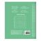 Тетрадь 18 л. BRAUBERG ЭКО "5-КА", клетка, обложка плотная мелованная бумага, ЗЕЛЕНАЯ, 402987