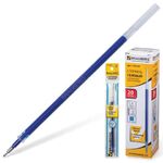 Стержень гелевый BRAUBERG 130 мм, СИНИЙ, игольчатый узел 0,5 мм, линия письма 0,35 мм, 170169