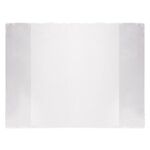 Обложка ПВХ для учебника и тетради А4, контурных карт, атласов, ПИФАГОР, прозрачная, плотная, 120 мкм, 302х440 мм, 224842