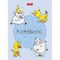 Блокнот МАЛЫЙ ФОРМАТ А6 105х145 мм, 24 л., скоба, ламинированная бумага, HATBER, Животные, 24Б6В1