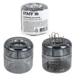 Скрепочница магнитная STAFF "Basic", прозрачный корпус, 270556, 59