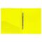 Папка с металлическим скоросшивателем и внутренним карманом BRAUBERG "Neon", 16 мм, желтая, до 100 листов, 0,7 мм, 227465