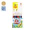 Карандаши цветные Мульти-Пульти "Невероятные приключения", 12цв., трехгран., заточен., картон, европодвес