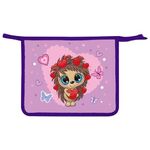 Папка для тетрадей ПИФАГОР А5, 1 отделение, пластик, на молнии, "Awesome", 271494