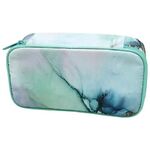 Пенал-органайзер BRAUBERG, 1 отделение, полиэстер, 22x11,5x6 см, "Mint marble", 271571
