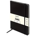 Блокнот БОЛЬШОЙ ФОРМАТ (180х250 мм) В5, BRAUBERG ULTRA, балакрон, 80 г/м2, 96 л., клетка, черный, 113060