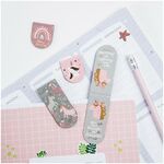 Закладки магнитные для книг, 4шт., 70*132мм, MESHU "Unicorns"