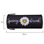 Пенал BRAUBERG, 3 отделения, нейлон, 21х7х7 см, "Spring", 270840