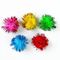 Помпоны для творчества, блестящие, 5 цветов, 15 мм, 50 шт., ОСТРОВ СОКРОВИЩ, 661427