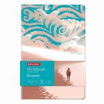 Блокнот А5 (143x210 мм), BRAUBERG VISTA "Desert", под кожу, гибкий, 80 л., 112088