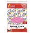 Цветная бумага, А4, офсетная САМОКЛЕЯЩАЯСЯ, 5 листов 5 цветов, "КЛЕТКА", 80 г/м2, ОСТРОВ СОКРОВИЩ, 210х297 мм, 129303