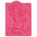 Дневник 1-4 класс 48 л., кожзам (твердая с поролоном), фигурный край, ЮНЛАНДИЯ, "РУСАЛКА", 105948