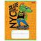 Тетрадь 12 л. HATBER клетка, обложка картон, "Croco Boys" (5 видов в спайке), 12Т5В1