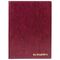 Папка адресная ПВХ "НА ПОДПИСЬ", формат А4, увеличенная вместимость до 100 листов, бордовая, "ДПС", 2032.Н-103