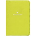 Обложка для паспорта OfficeSpace "Journey", иск. кожа софт-тач, салатовый, тиснение фольгой