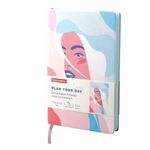 Ежедневник недатированный А5 (138х213 мм), BRAUBERG VISTA, под кожу, гибкий, 136 л., "Enigma", 111989