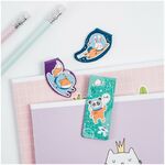 Закладки магнитные для книг, 3шт., 75*115мм, MESHU "Space adventure"