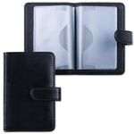 Визитница/кредитница однорядная GALANT "Ritter", на 24 карты, под гладкую кожу, застежка, черная, 235400